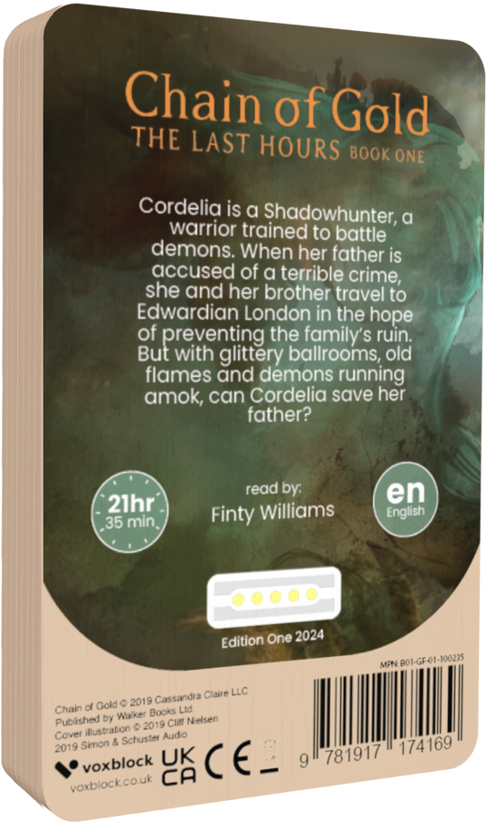 The Last Hours: Chain of Gold (Audiobook)