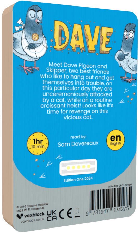 Dave Pigeon: How to Deal with Bad Cats and Keep (most of) Your Feathers (Audiobook)