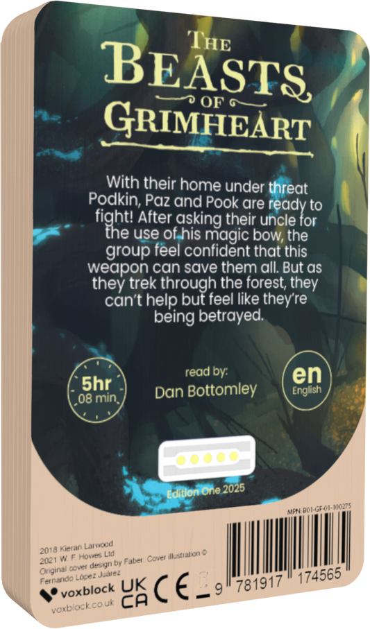 The Five Realms: The Beasts of Grimheart (Audiobook)