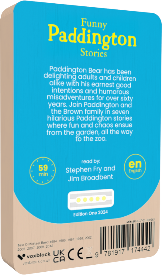 Funny Paddington Stories (Audiobook)