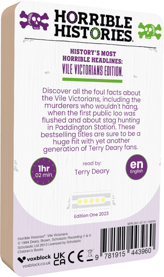 Horrible Histories: Vile Victorians (Audiobook)