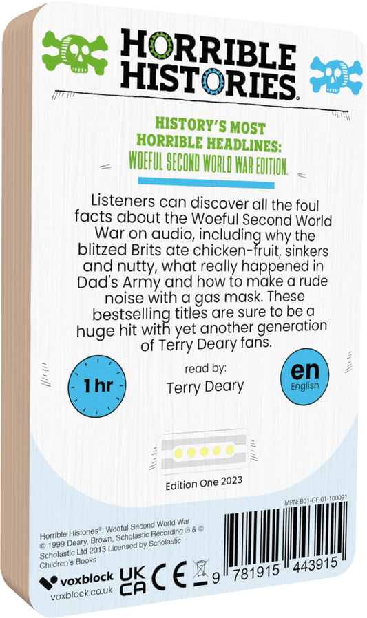 Horrible Histories: Woeful Second World War (Audiobook)