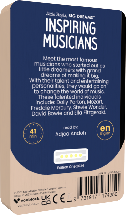 Little People Big Dreams: Inspiring Musicians (Audiobook)