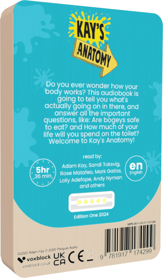 Kay's Anatomy: A Complete (and Completely Disgusting) Guide to the Human Body (Audiobook)