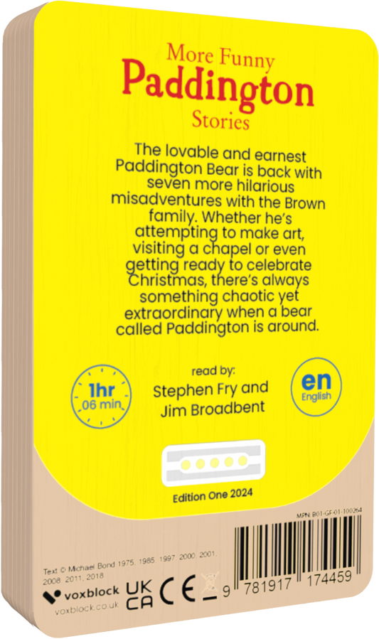 More Funny Paddington Stories (Audiobook)