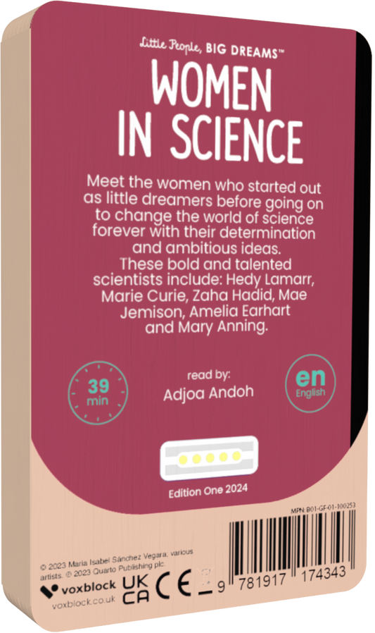 Little People Big Dreams: Women in Science (Audiobook)