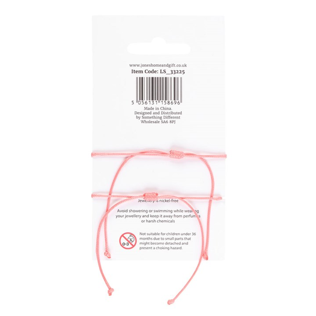 Pair of Bestie Enamel Heart Charm Bracelets