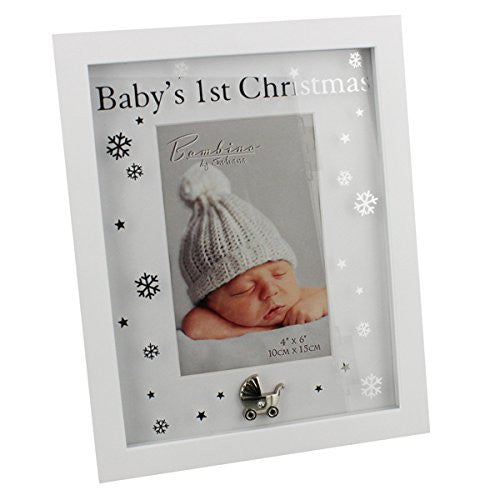 Baby's 1st Christmas Photo Frame 4'' x 6'' - Bambino by Juliana