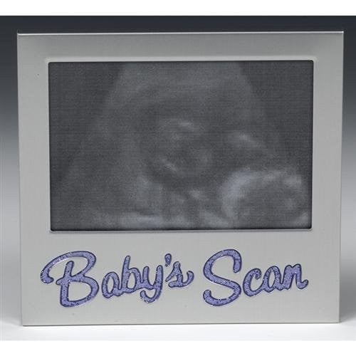 Shudehill Giftware - Blue Glitter Word Baby's Scan