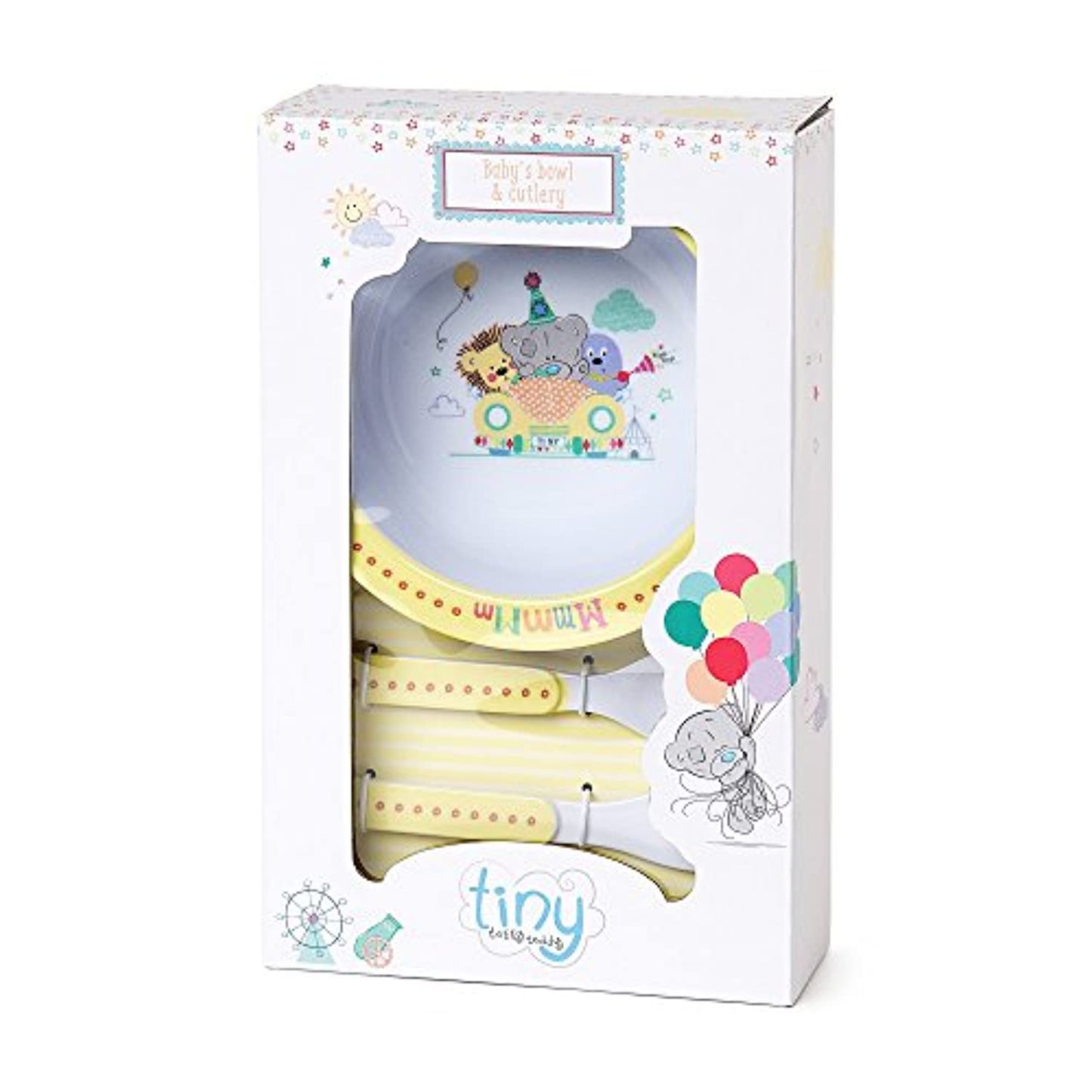 Me to You Tiny Tatty Teddy Baby Bowl, Spoon & Fork Dinnerware Set