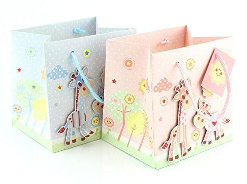 Little Sunshine Children's Gift Bag Medium 23 x 17 x 23cm - Pink or Blue