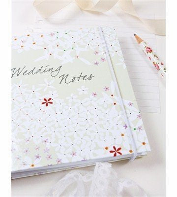 Rachel Ellen Square Lined Wedding Notebook