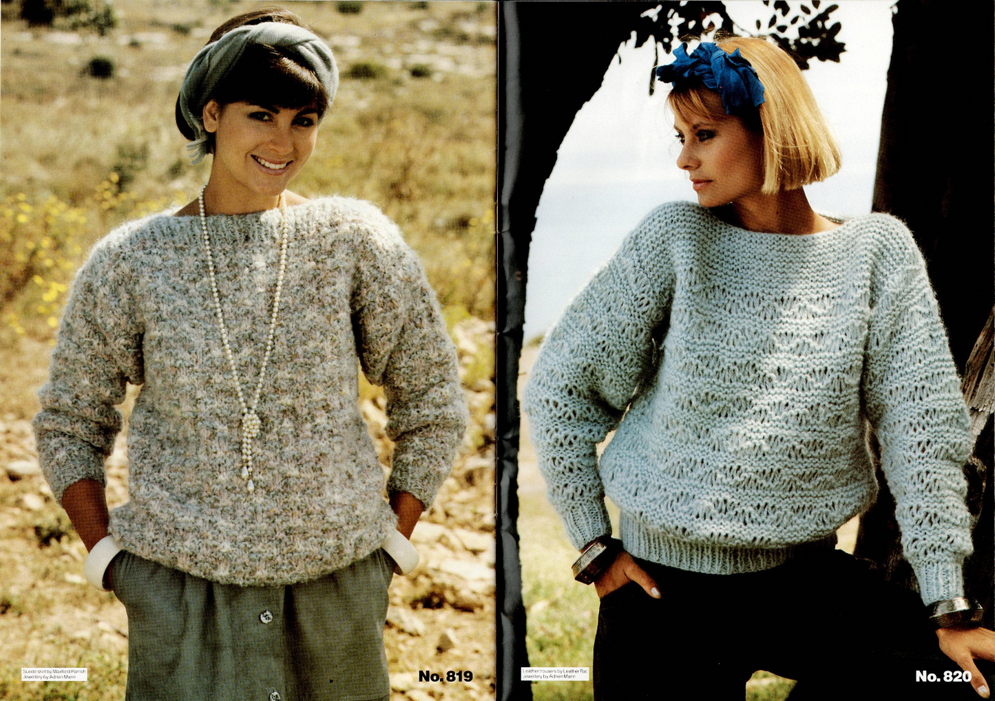 Vintage Wendy Knitting Pattern Book: Monet & Matisse 2 (Patterns 812-823)