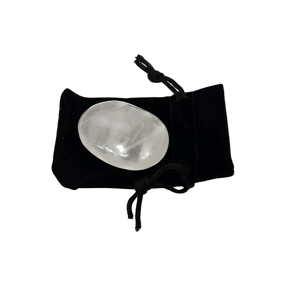 Thumb Worry Stone with Pouch