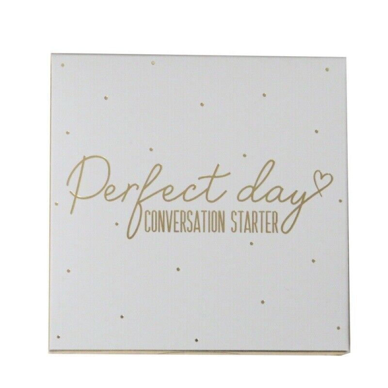 Perfect Day Gold Foil Conversation Starter Cards ~ Pack of 25