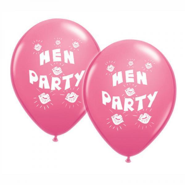 Pack 10 Hen Night Balloons