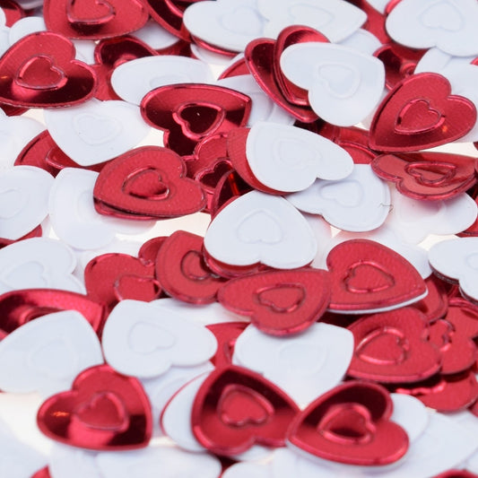 Foil Hearts Table Scatter Confetti, Choice of Colours