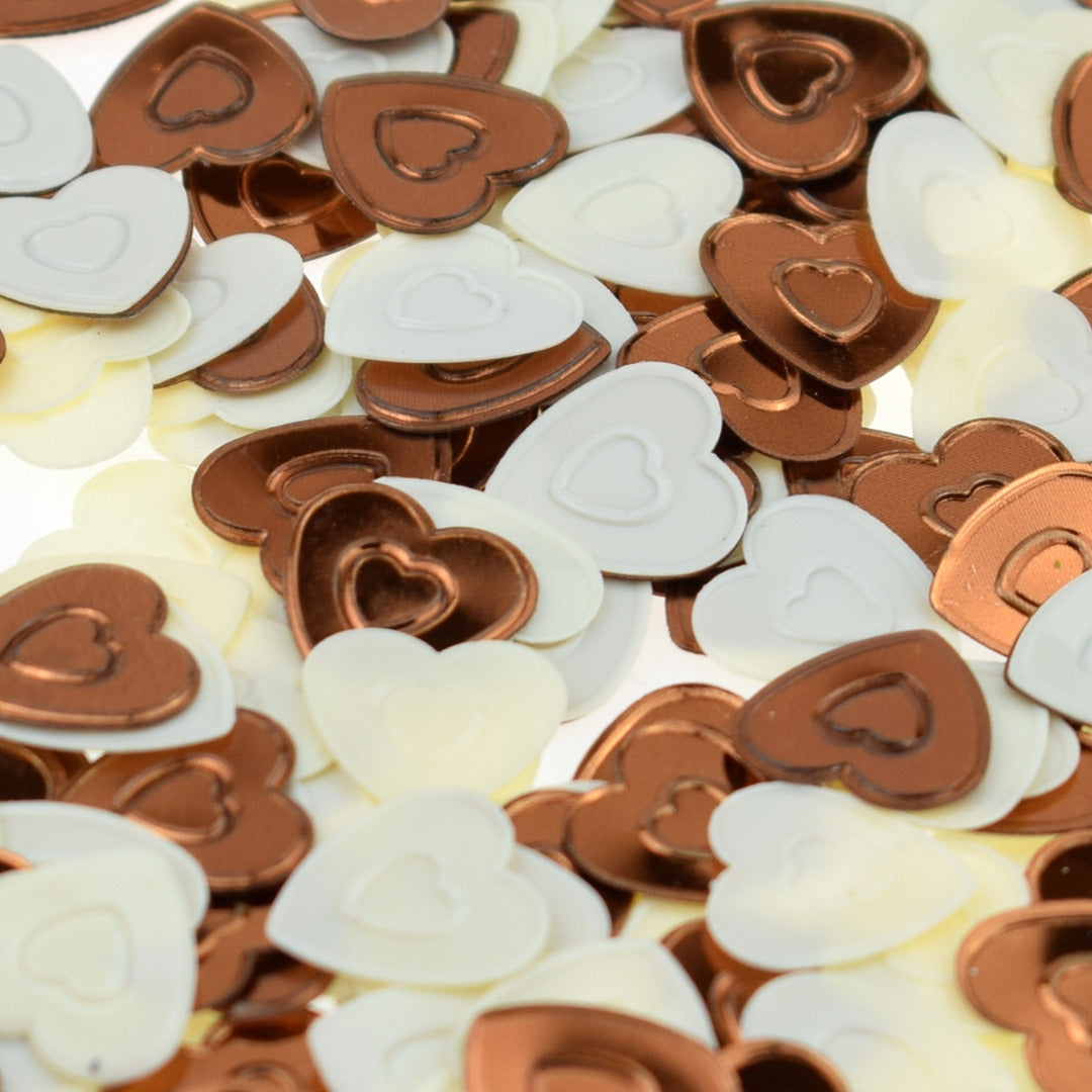 Foil Hearts Table Scatter Confetti, Choice of Colours