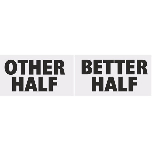 Other Half & Better Half Photo Props