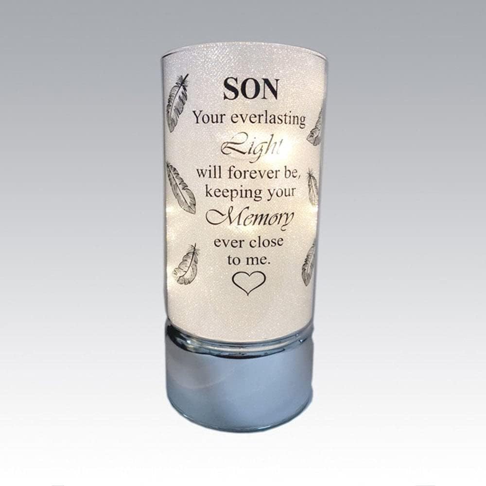 David Fischhoff Family Members Light Up Memorial Light Tube - Son