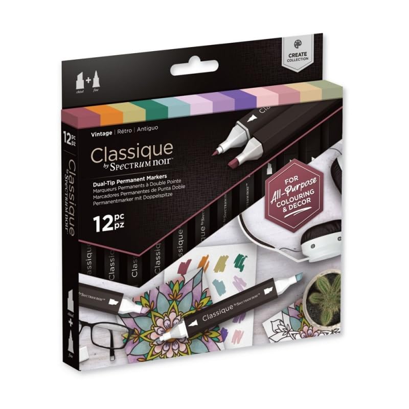 Spectrum Noir Classique Marker Pens (12PC) - Vintage