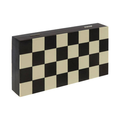 Churchill Games Black And White Foldable Chess Set