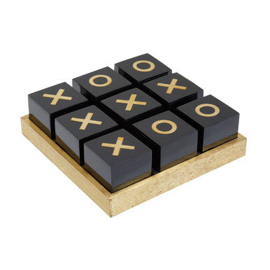 Churchill Games Black and Gold Noughts and Crosses