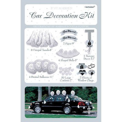 Amscan Wedding Car Decorating Kit