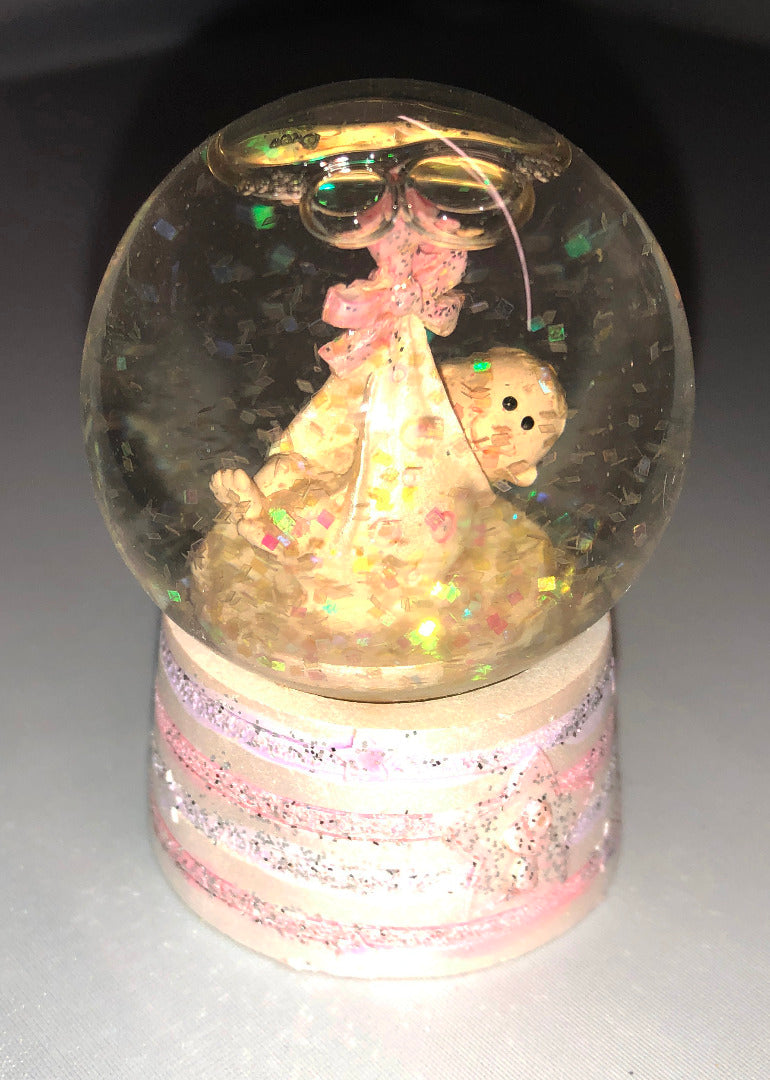 Baby in Sling Glitter Globe