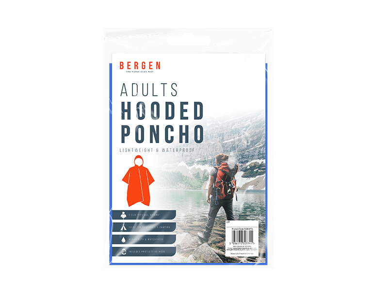 Adult Hooded Poncho