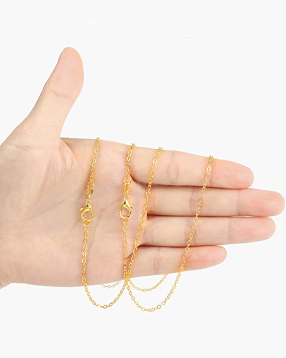 Gold Plated Cable Chain Necklace
