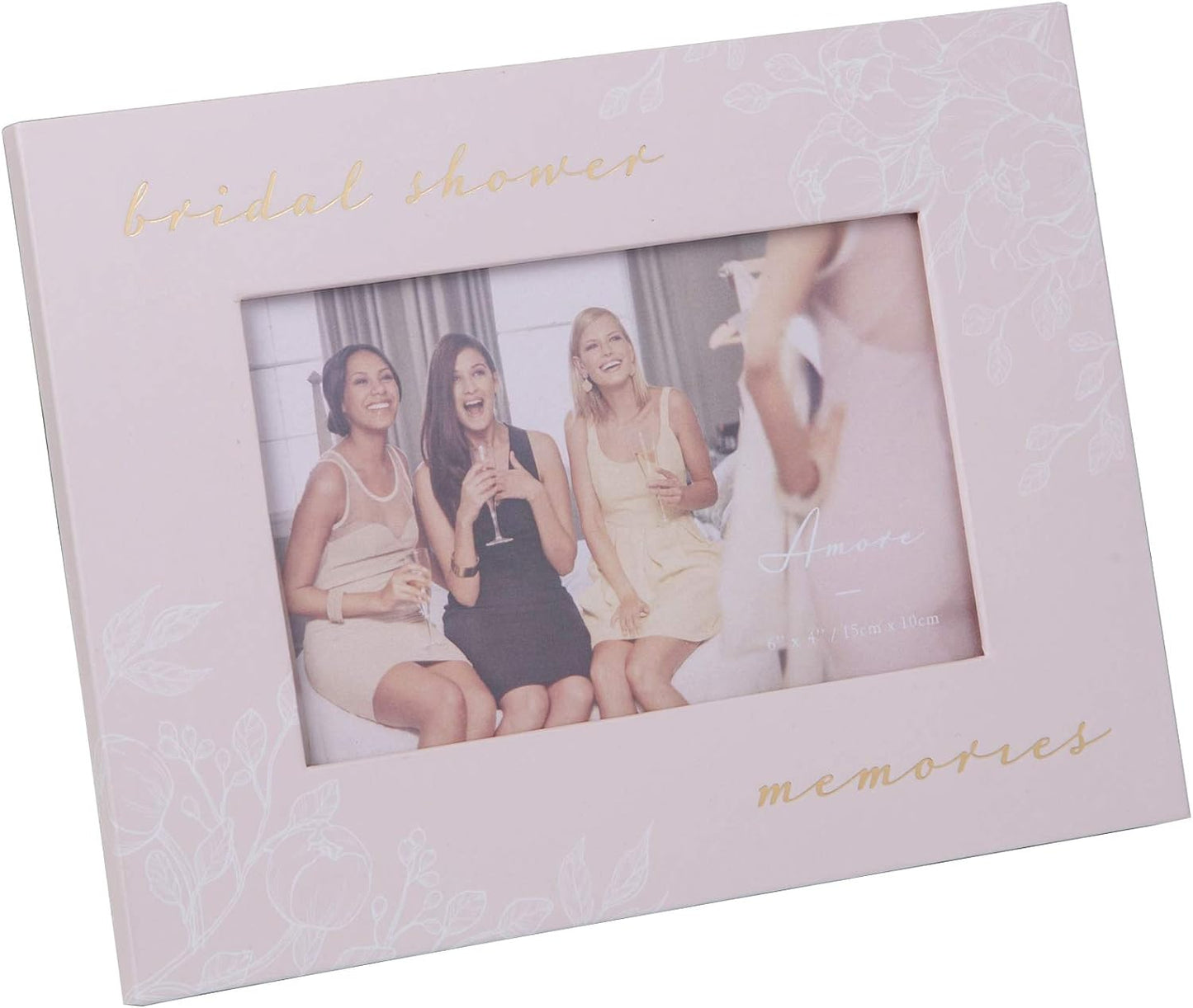 Amore Photo Frame Bridal Shower Memories 6" x 4"