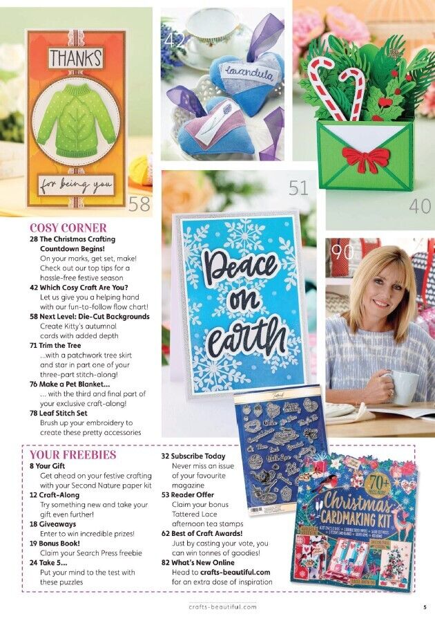 Crafts Beautiful Magazine - Back Issue - September 2022 - Issue 375