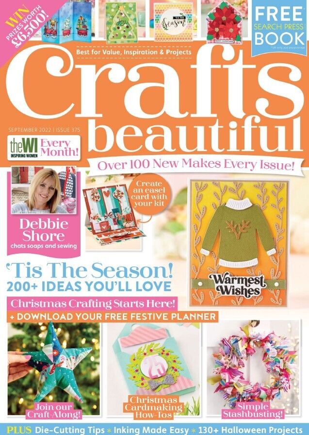 Crafts Beautiful Magazine - Back Issue - September 2022 - Issue 375