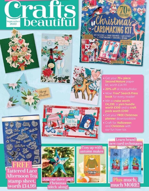 Crafts Beautiful Magazine - Back Issue - September 2022 - Issue 375