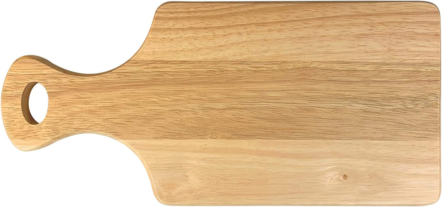 Rubberwood Paddle Board, 34x16cm