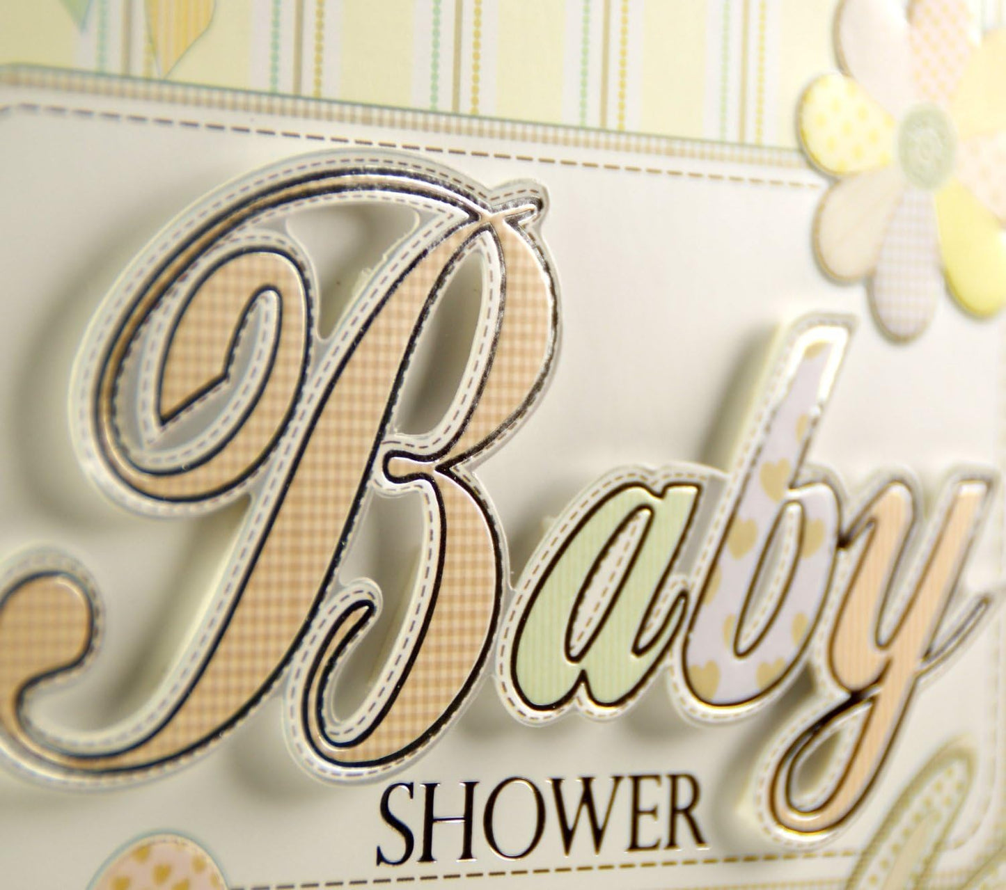 Laura Darrington Baby Shower Photo Album - Patchwork Collection
