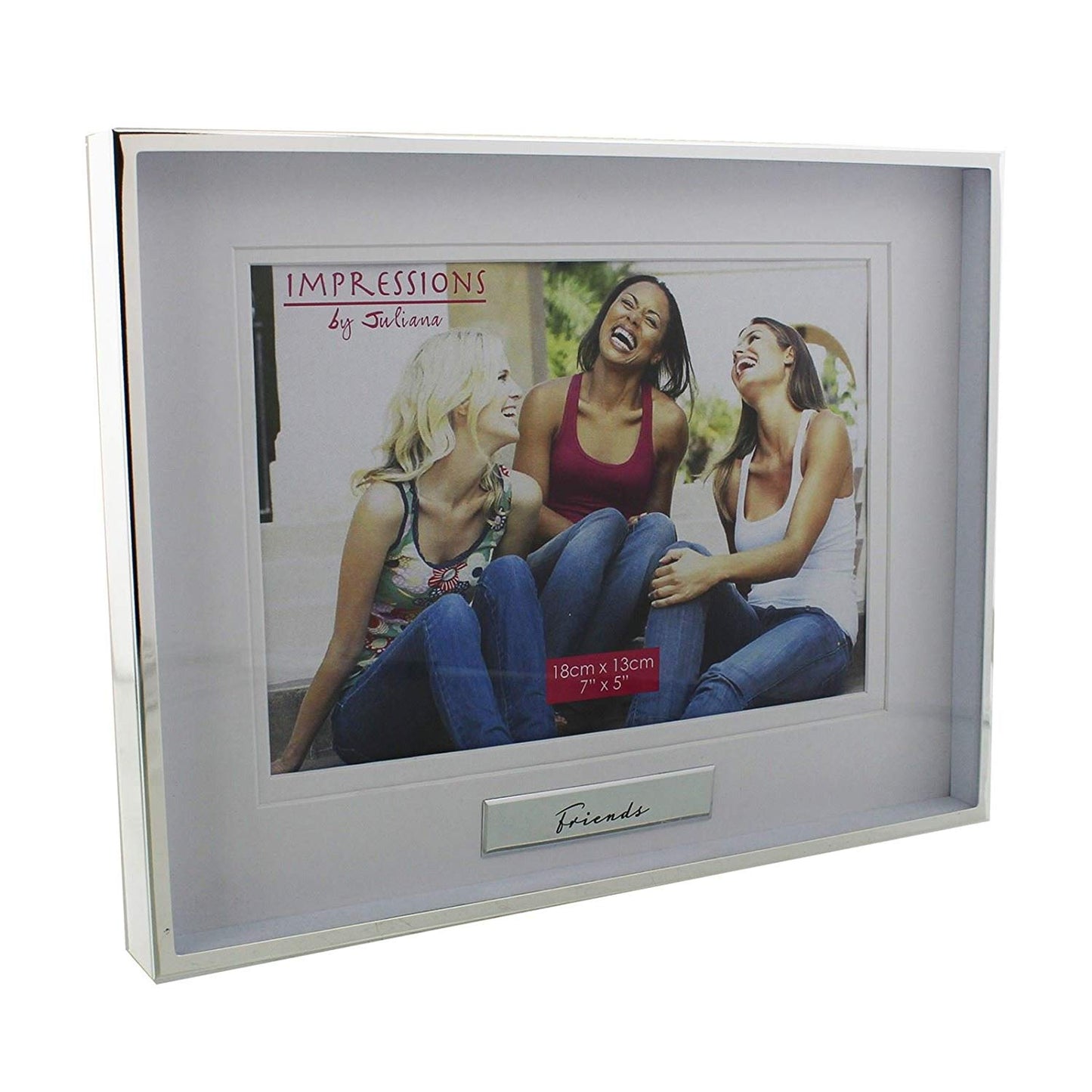 Juliana Silverplated 'Friends' Photo Frame