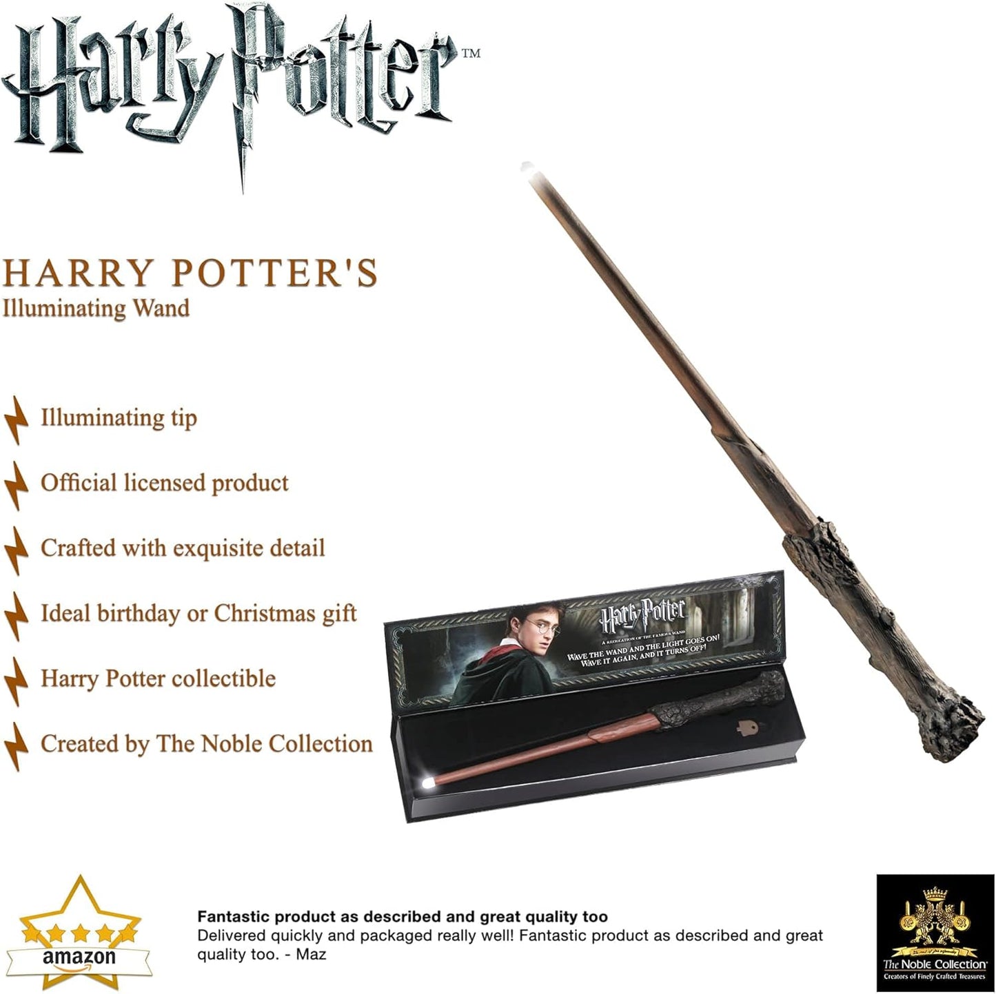 Harry Potter's Illuminating Wand - The Noble Collection