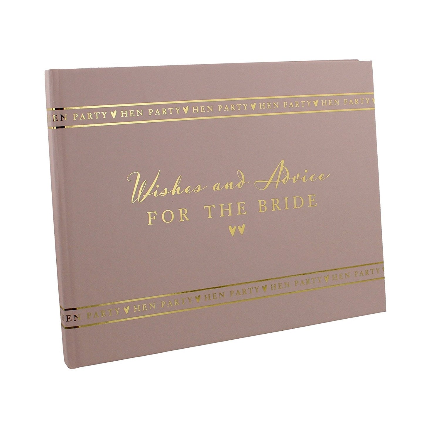 HEN PARTY Wishes & Advice For The Bride Pink Guest Book