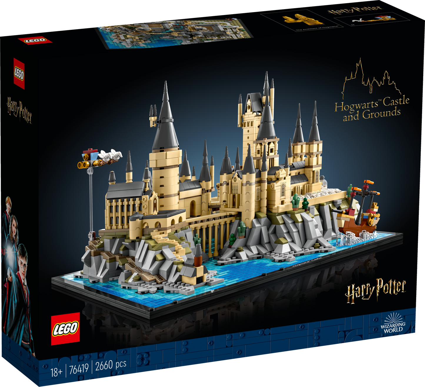 Lego Harry Potter 76419 Hogwarts Castle and Grounds for Ages 18 and Up