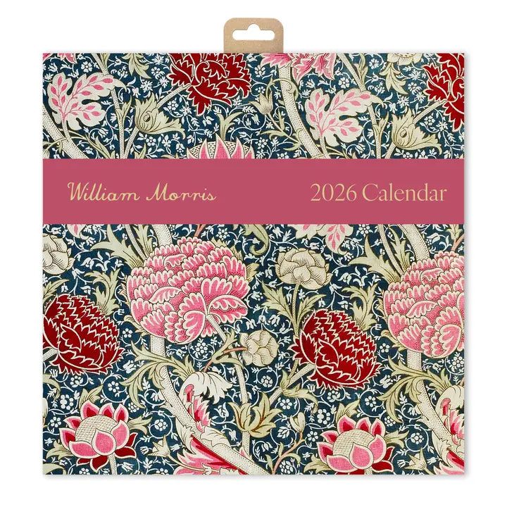 William Morris 2026 Square Wall Calendar - Monthly Planner Featuring Classic Patterns