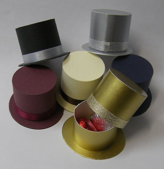 Top Hat Favor Boxes