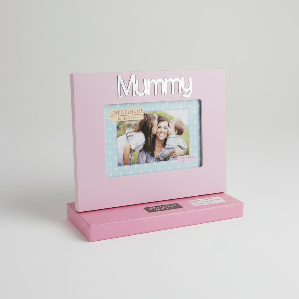 impressions by juliana pink mummy frame 6x4