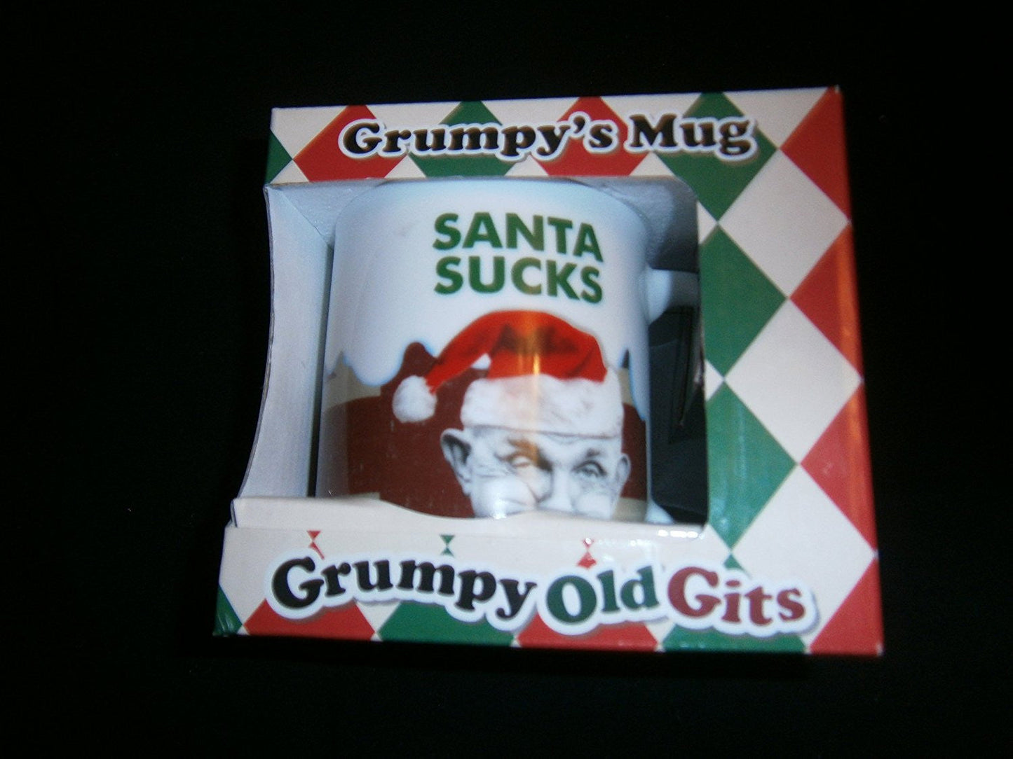 Grumpys Old Gits Mug - Santa Sucks