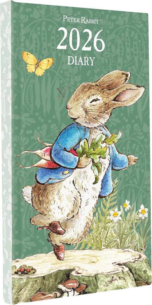 Peter Rabbit 2026 Slim Weekly Diary - Hardback Pocket Planner with Beatrix Potter Artwork