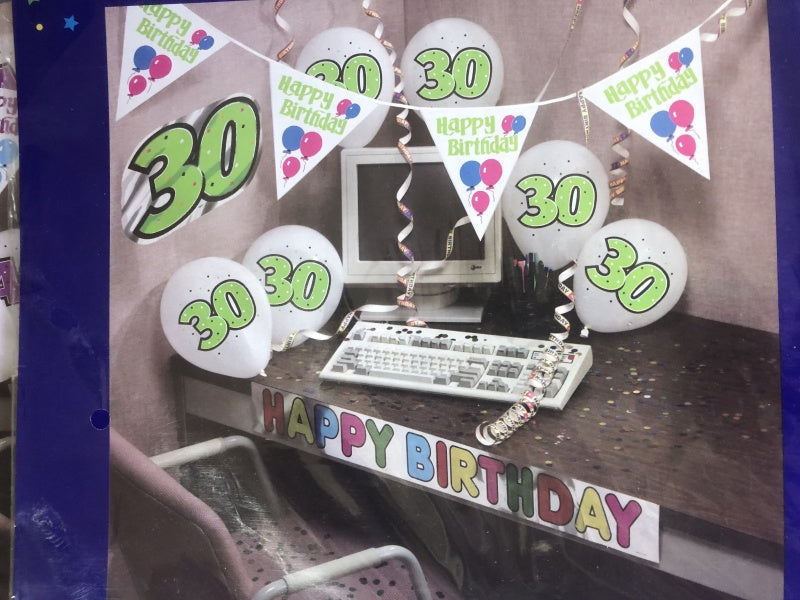 Birthday Decorating Kits - 30th 40th 50th 60th