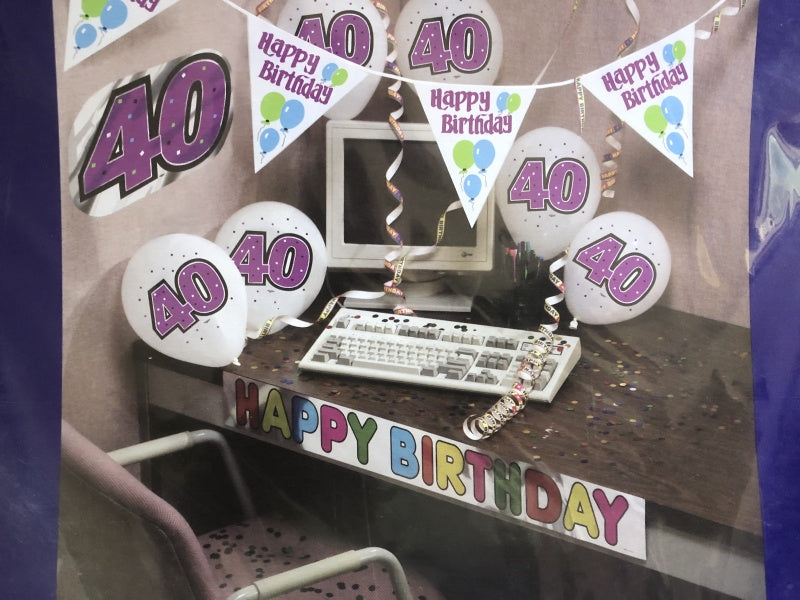 Birthday Decorating Kits - 30th 40th 50th 60th