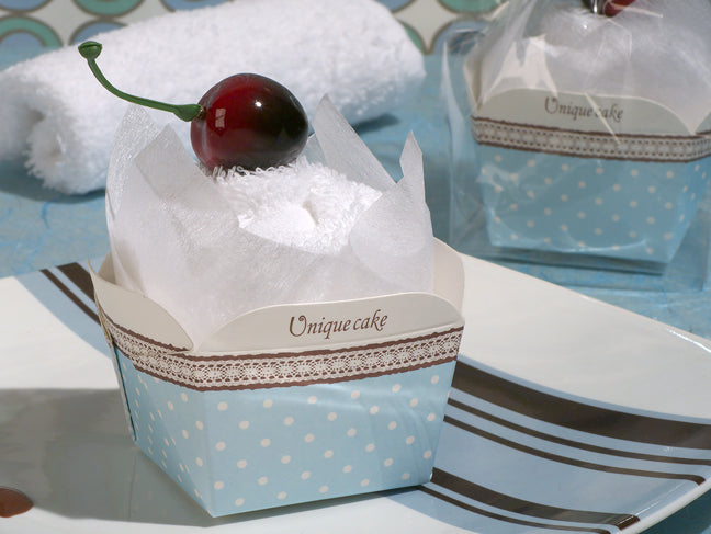 Cassiani Sweet Treats Cupcake Towel Favors