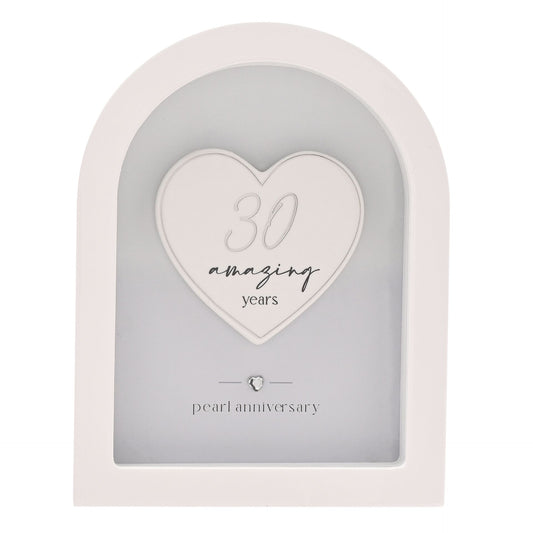 Amore Arch Plaque 18cm - 30 Years